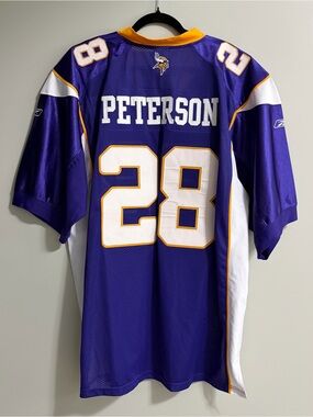 NTW Adrian Peterson Minnesota Vikings Reebok NFL Jersey
